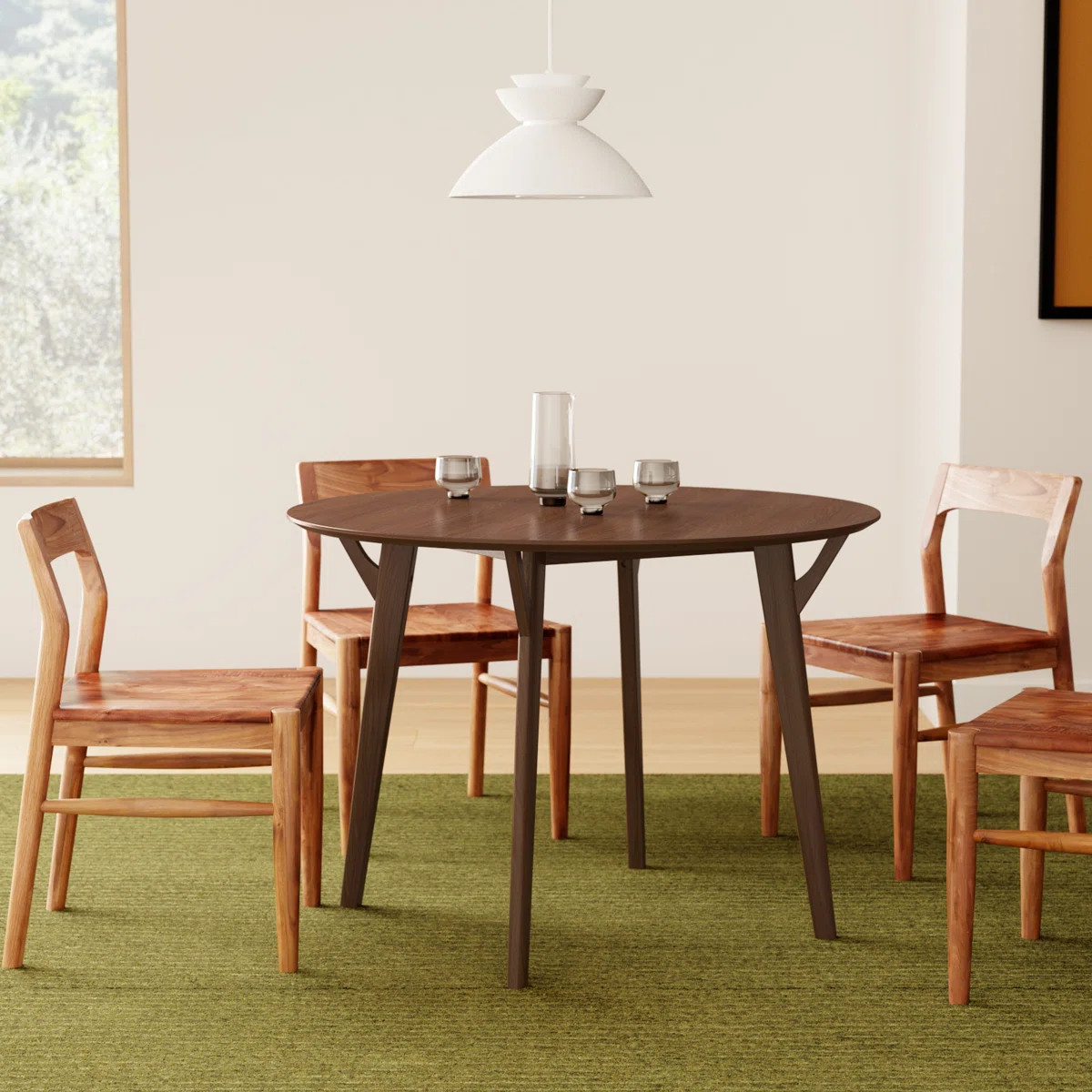 Evanston 42" Wood Dining Table | Wayfair North America