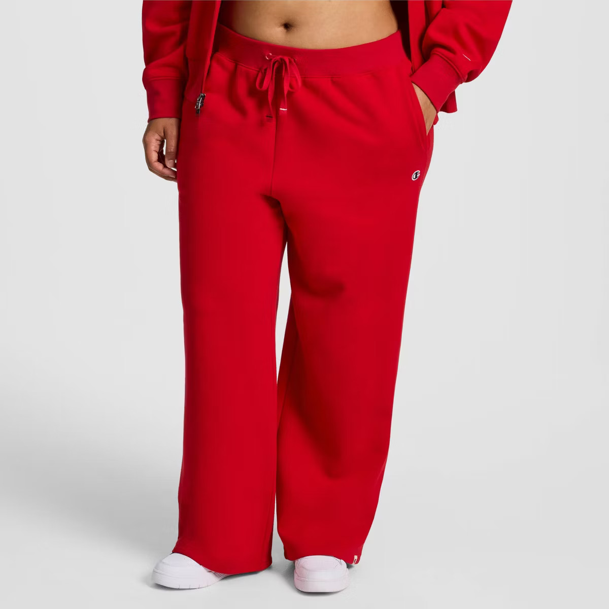 Champion Women's High-Rise Fleece Wide Leg Sweatpants | Target