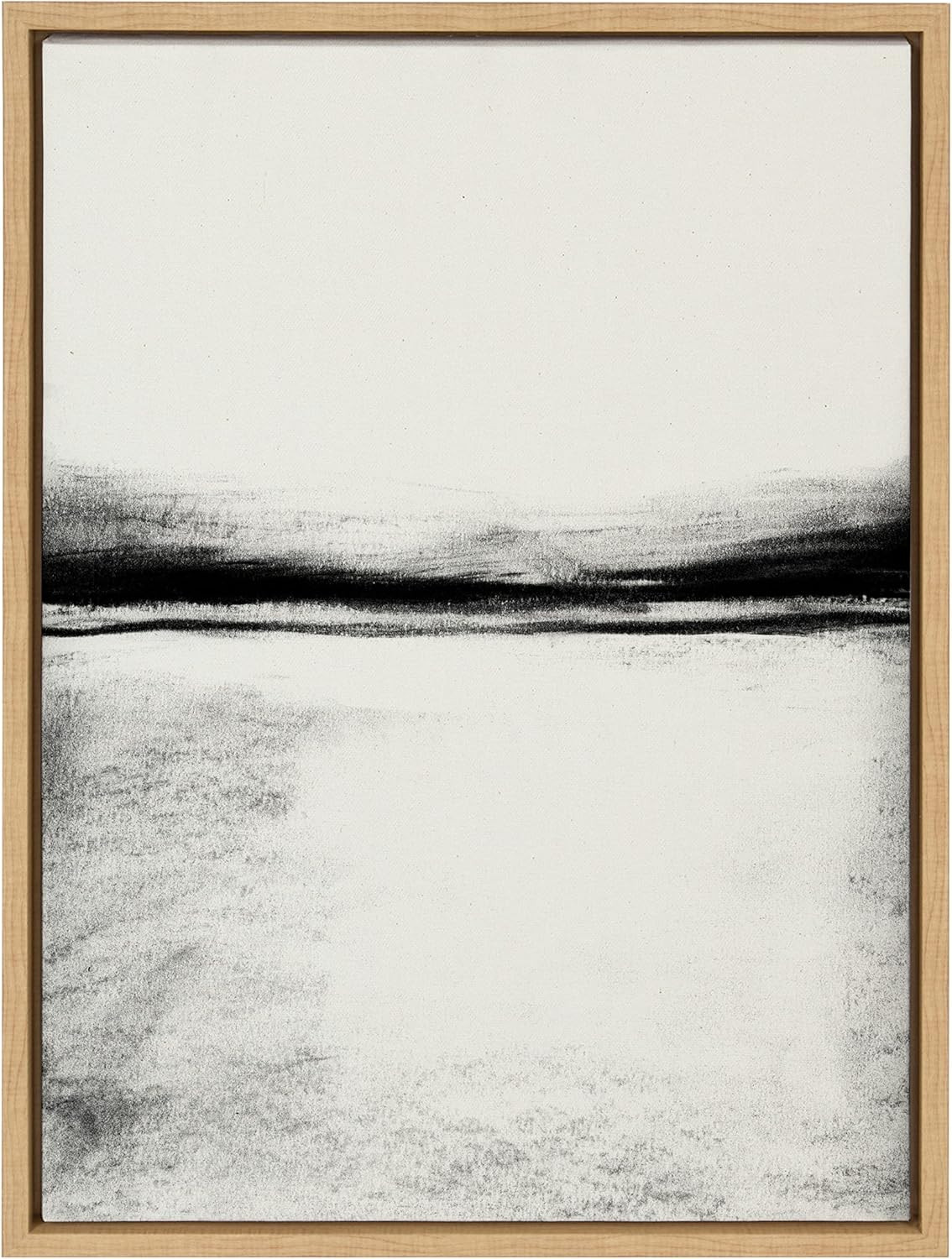 Kate and Laurel Sylvie 646 Charcoal Landscape Framed Canvas Wall Art by Teju Reval of SnazzyHues,... | Amazon (US)