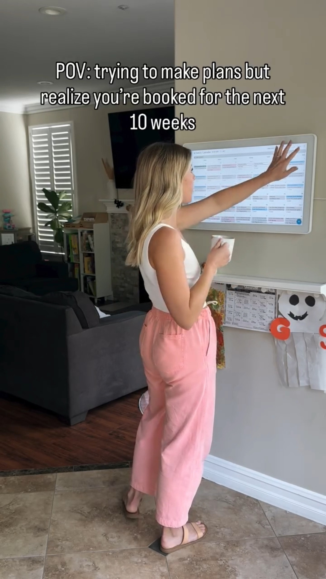 How does next year look for you? I’ll see you then 🤪
This just means I’m super organized and really good at planning right? Between school functions, fall sports, events, and the holidays, we are slammed! Thank goodness for our shared family calendar to keep us on track.

@myskylight 
#momproblems #familycalendar #momlife #thestruggleisreal #holidays #calendar #foryou #fyp #organization #holidayseason