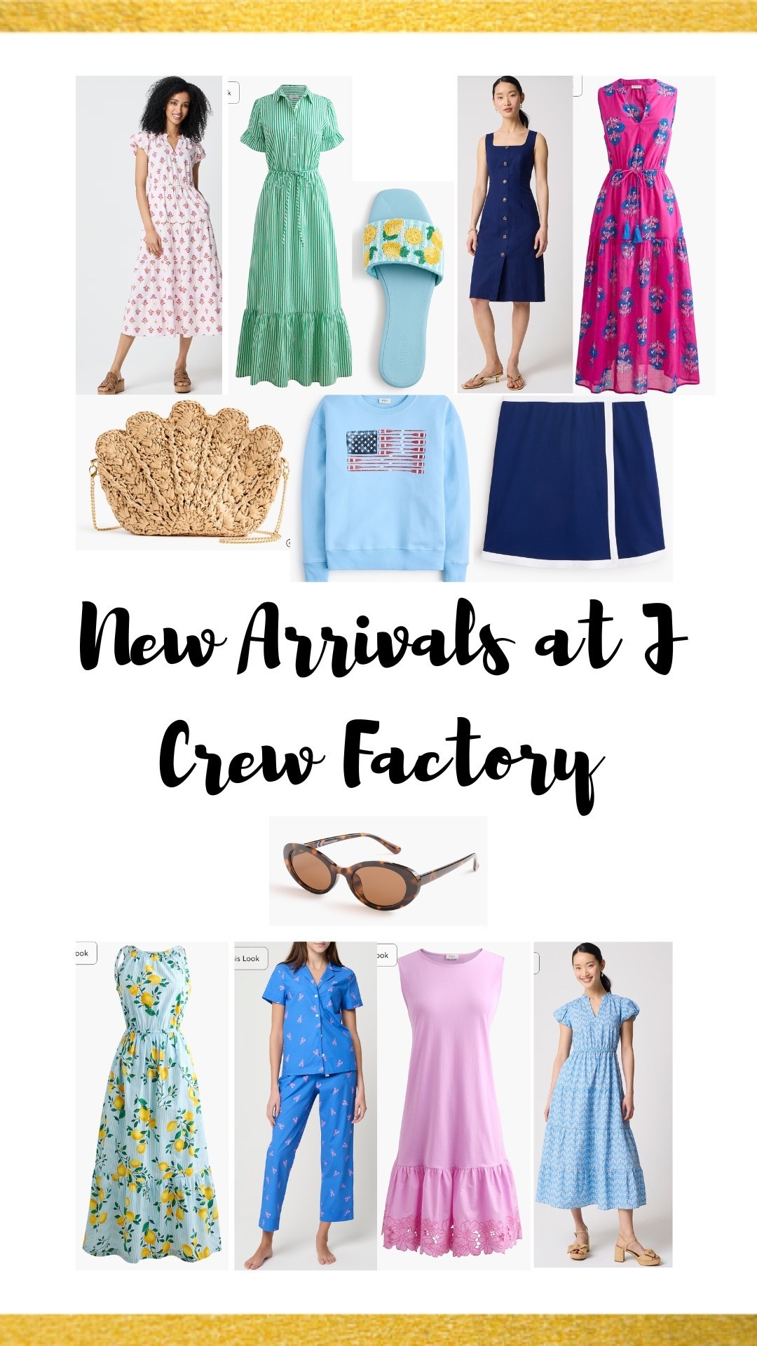 New Arrivals at J Crew Factory!

Americana • travel outfits • spring dresses • spring outfits • summer outfits 

#LTKSaleAlert #LTKSeasonal #LTKTravel