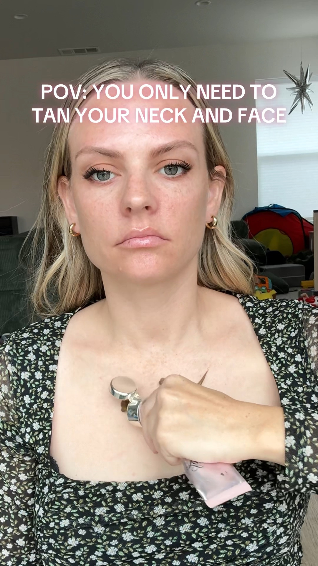 Face and neck tanning only 

#LTKOver40 #LTKBeauty #LTKVideo