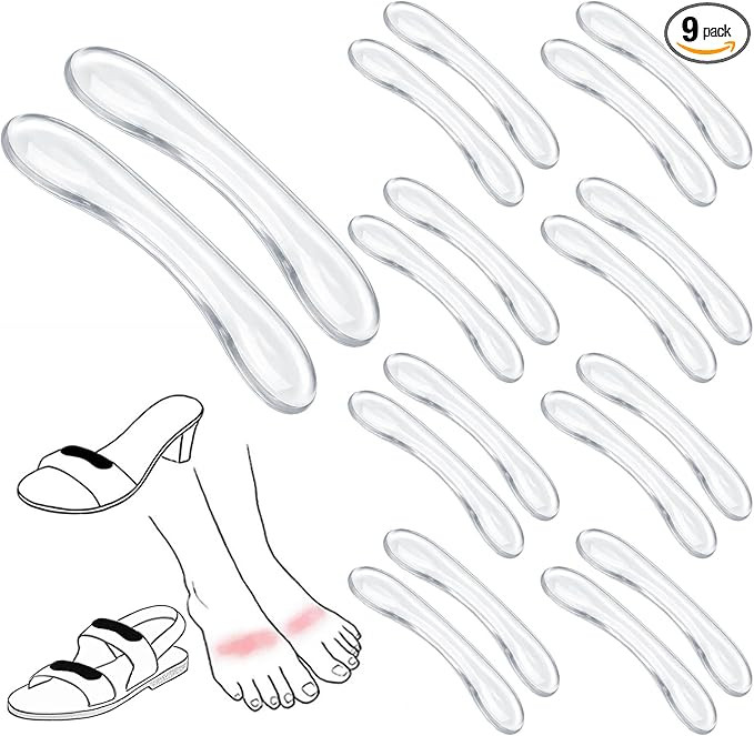 Ramede 9 Pairs Heel Cushion Pads Keep Upper Curves Foot Strap Cushions Self-Adhesive Cushion Inse... | Amazon (US)