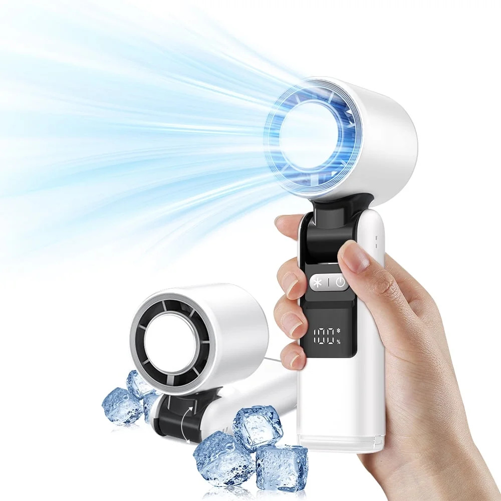 KAMIDA New  style icy hurricane Handheld fan, 100 speed Violent Handheld fan, Mini portable foldi... | Walmart (US)