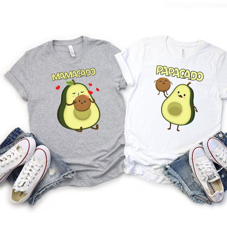 Mamacado Papacado Couples Shirt, Avocado Couple Pregnancy Announcement Shirt, Mamacado Pregnant S... | Etsy (US)
