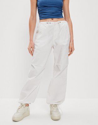 AE Snappy Stretch Low-Rise Parachute Pant | American Eagle Outfitters (US & CA)