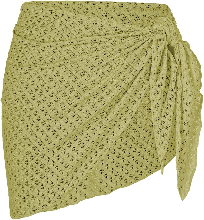 ZAFUL Women's Sarong Coverups Beach Wrap Sheer Bikini Wraps Chiffon Cover Ups for Swimwear | Amazon (US)