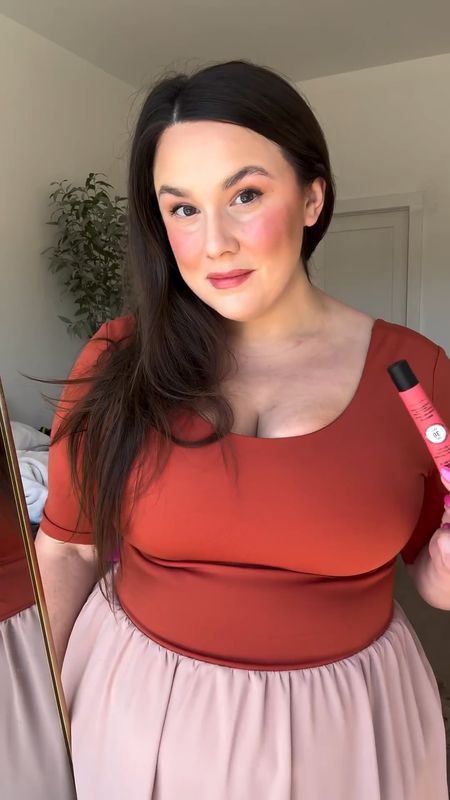When you discover a product so good you FaceTime your best friend about it These are the @nudestix BLUSH TINT SPF 30! Can be used on the cheeks, eyes + lips AND protects you from daily UV damage with 100% mineral non-nano zinc oxide! vegan, reef-safe and contains no chemical sunscreens and look at the pigment! This shade is strawberry sunburst! 

This is a gift product but opinions are my own. 
My cheeks have lots of redness due to broken capillaries and my skin on my cheeks is extremely sensitive to pretty much everything but especially sun. I love products that multitask for me and these are such a great smooth, light yet pigmented formula! 

These are available at @ultabeauty! 

The dress is available at thedailydress.com use code MIA10 for 10 percent off! 

#nudestix #liquidblush #mineralspf #matureskin #sensitiveskincare #beautyover35



#LTKbeauty #LTKplussize #LTKover40