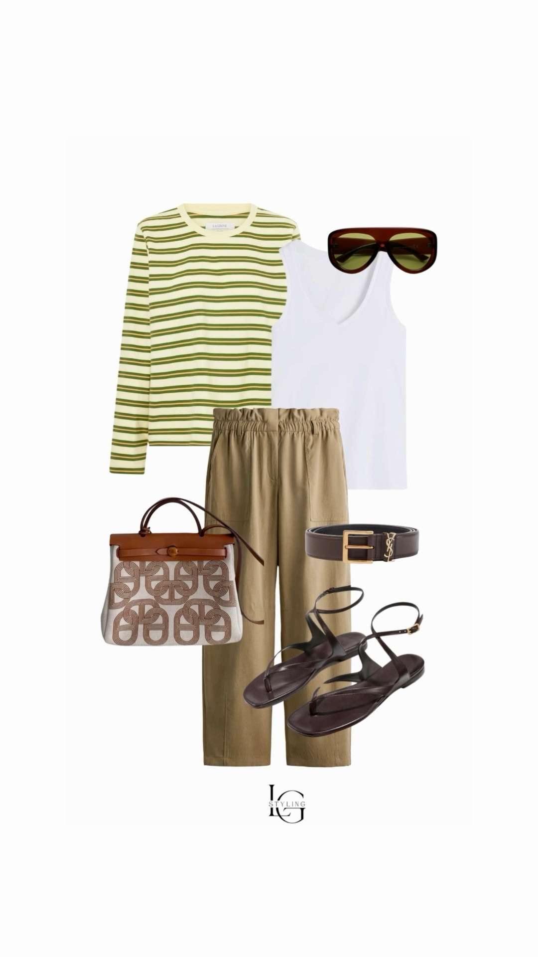 Today’s outfit 🤎

Easy layers + elevated accessories — exactly how I like to transition into fall. A striped knit layered over a simple white tank, relaxed olive trousers, barely-there sandals, and a structured bag to pull it all together.

The kind of look that feels effortless but still intentional. Everything linked here on LTK!

#FallStyle #TransitionalStyle #EverydayStyle #PersonalStylist #OutfitInspo #LTKStyle

#LTKootd #LTKgrwm #LTKdayinmylife