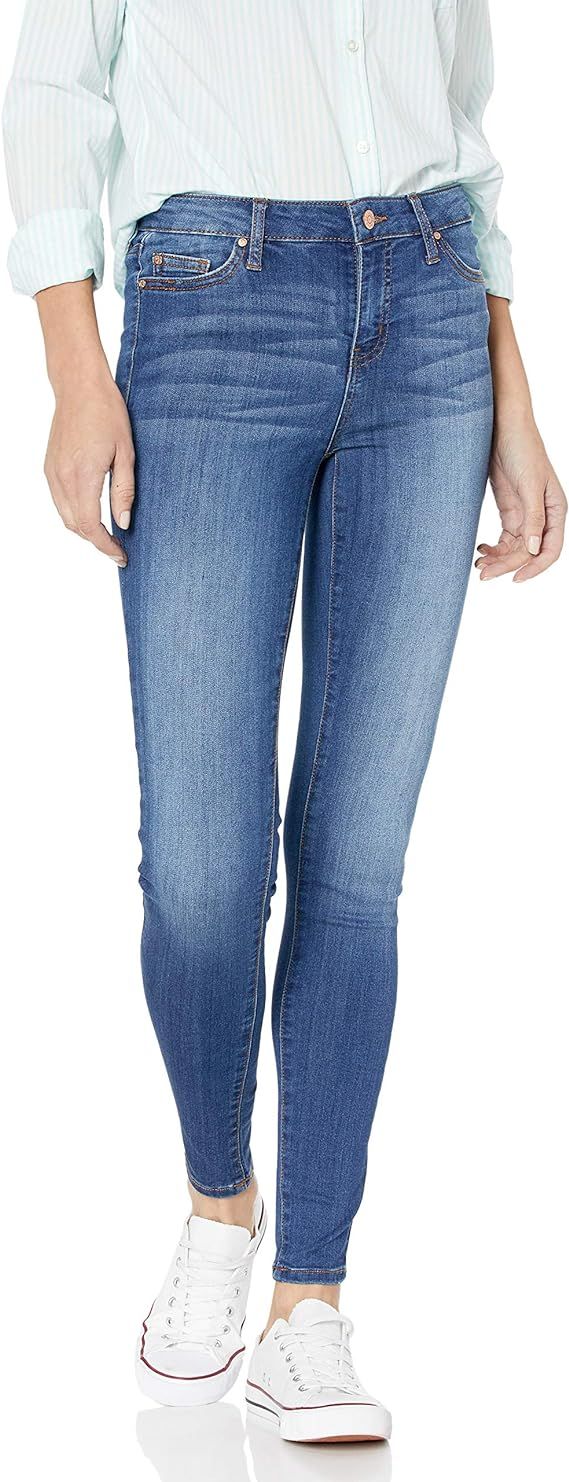 Celebrity Pink Jeans Women's Infinite Stretch Mid Rise Skinny Jeans | Amazon (US)