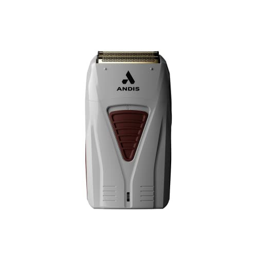 Andis TS-1 17235 Pro Foil Lithium Titanium Foil Shaver, Cord/Cordless, Smooth Shaving Cordless Shaver with Charger, Gray | Amazon (US)