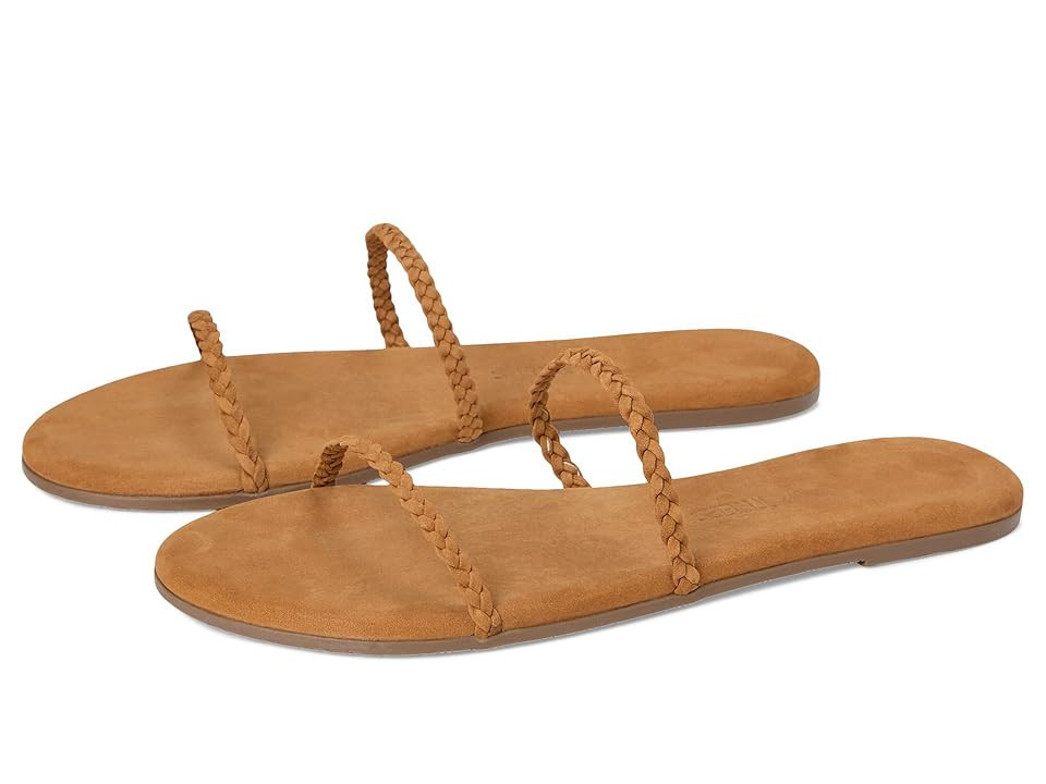 TKEES Gemma Braid Women's Sandals Camel : 9 B - Medium, Suede | Zappos