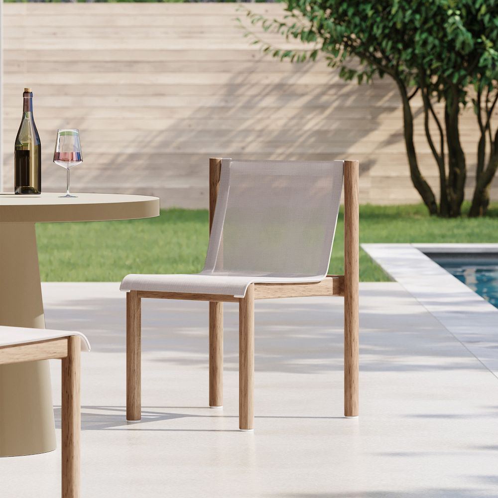 Cusco Outdoor Textilene® Stacking Dining Chair (Set of 2) | West Elm (US)