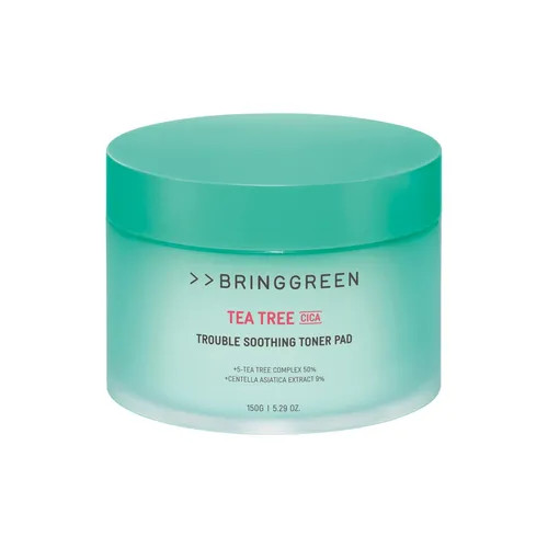 BRING GREEN - Tea Tree Cica Trouble Soothing Toner Pad | YesStyle | YesStyle Global