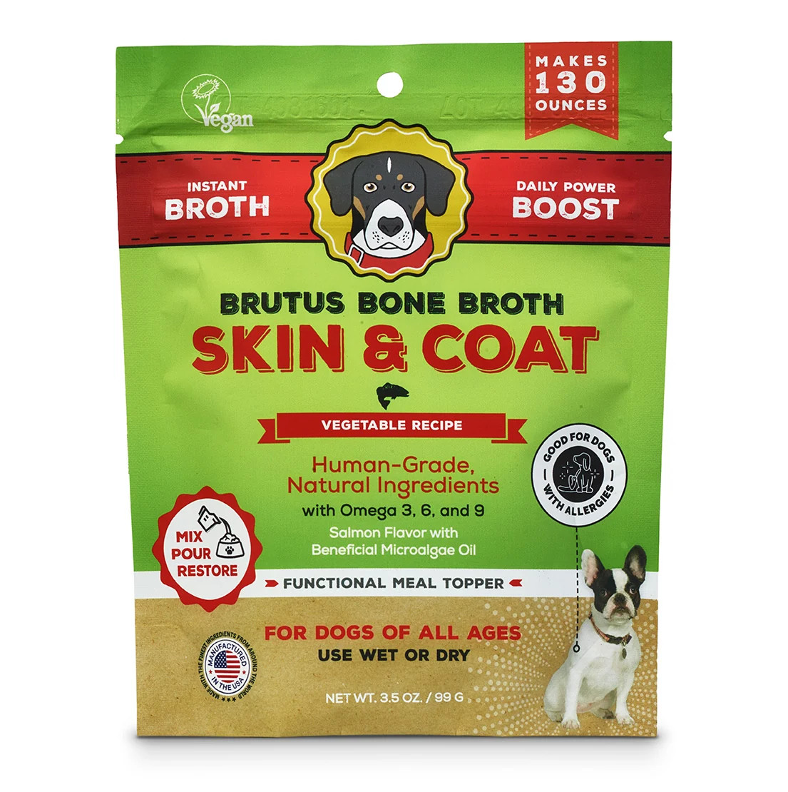 Skin & Coat Mega Pack - Vegetable Broth Powder | Brutus Broth