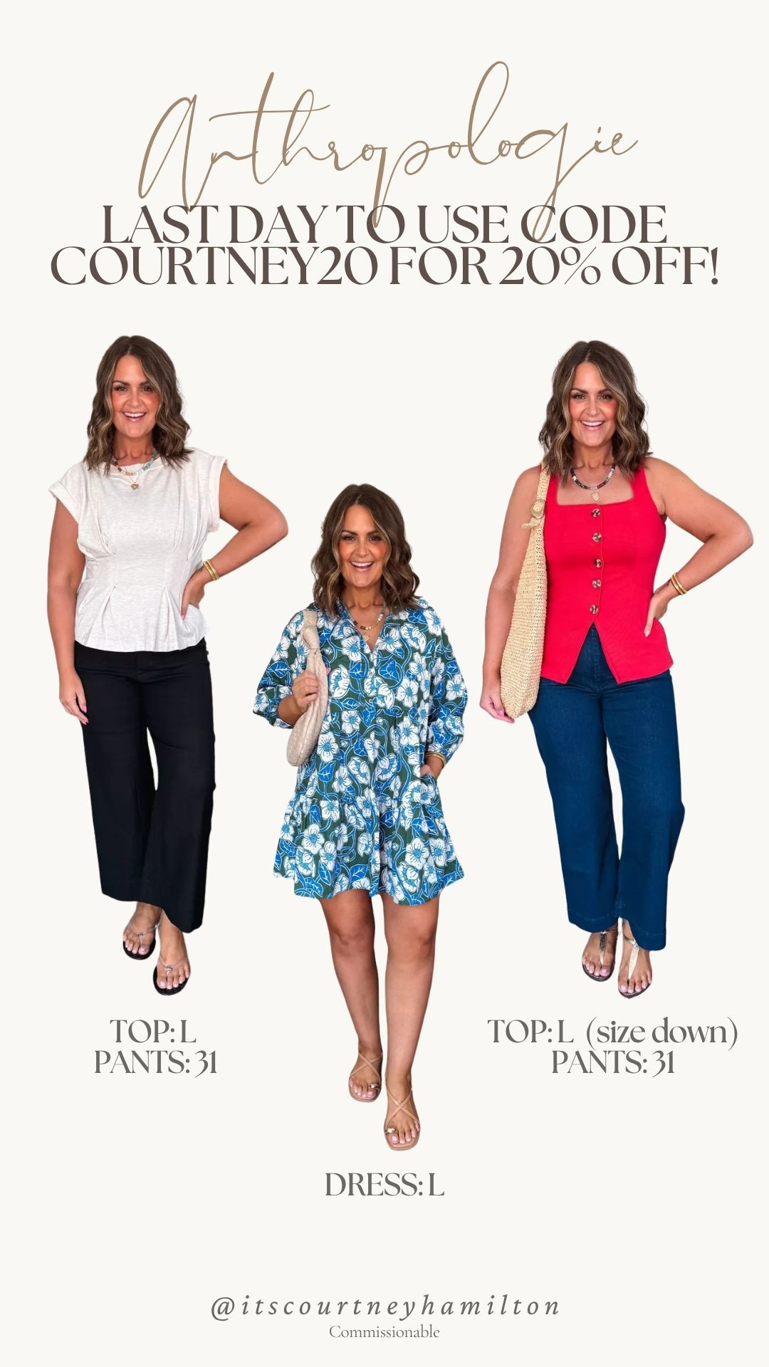 Last day to use code COURTNEY20 for 20% off your Anthropologie order!! 

fourth of july, 4th of july outfit, summer fashion, anthropologie.com, sale alert, watchnow, courtney hamilton 

 #LTKSeasonal #LTKSaleAlert #LTKStyleTip