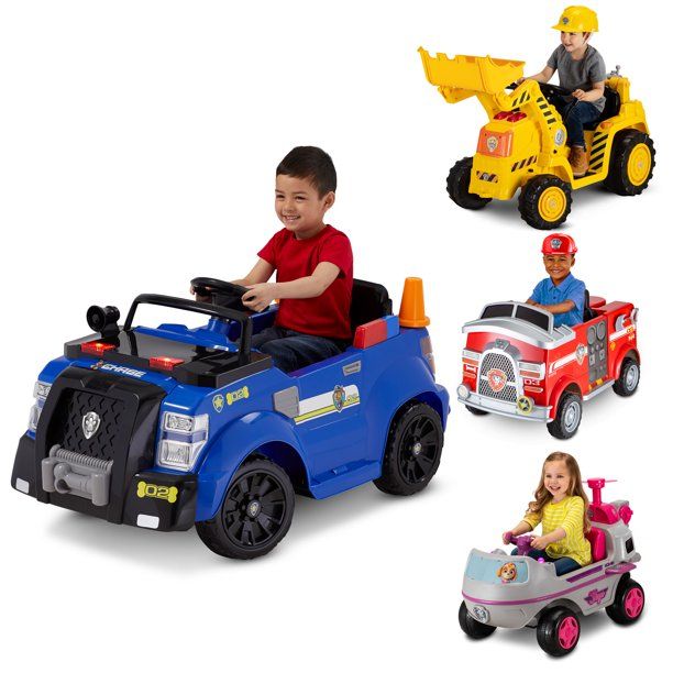Nickelodeon's PAW Patrol: Chase Police Cruiser, 6-Volt Ride-On Toy by Kid Trax | Walmart (US)