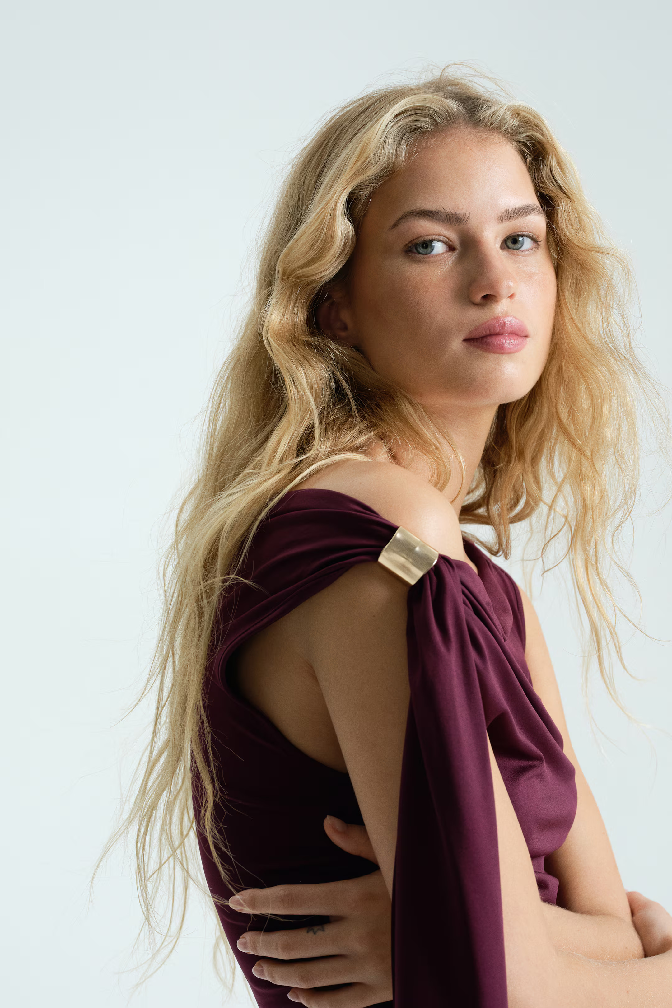 Draped One-Shoulder Dress | H&M (US + CA)