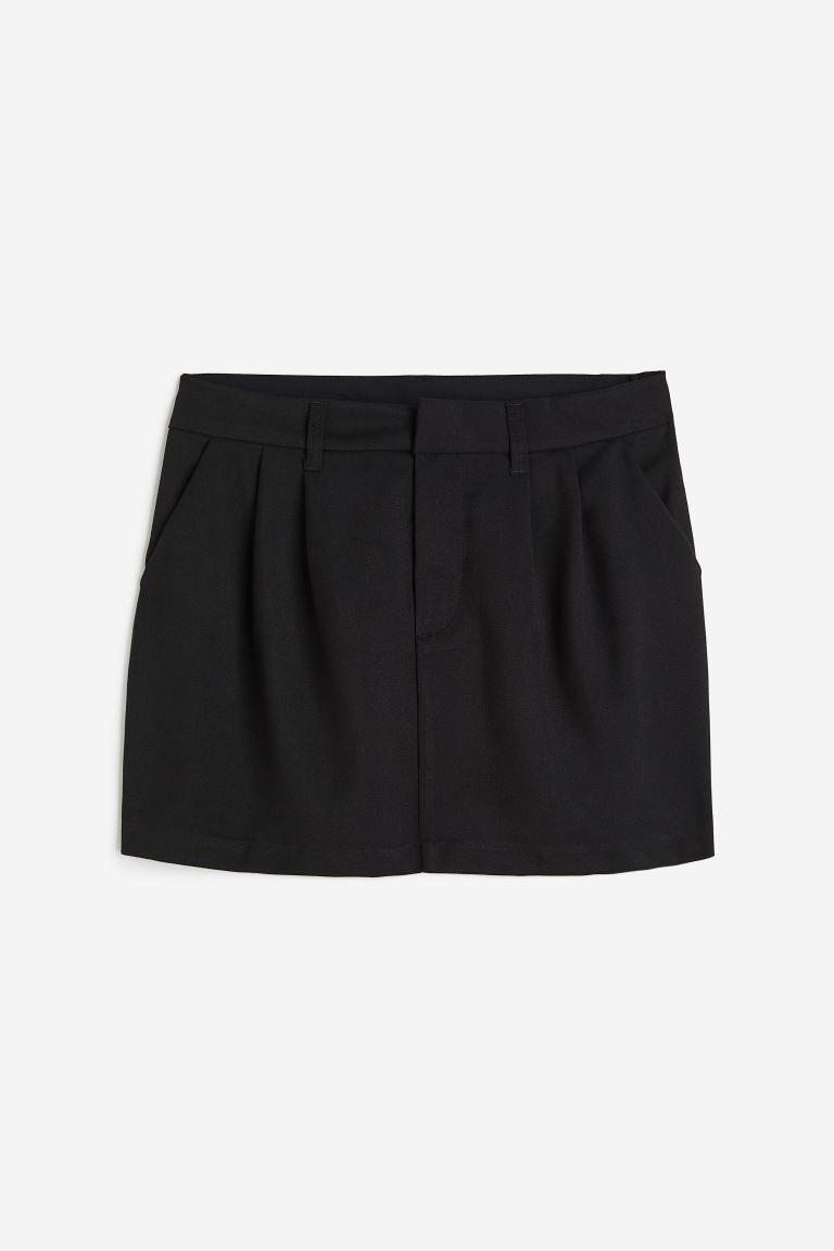 Dressy Mini Skirt - Black - Ladies | H&M US | H&M (US + CA)