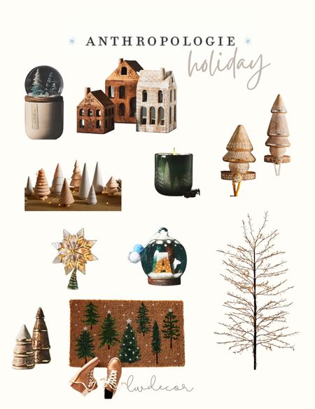 My favorites from Anthropologie holiday collection! The warmth of this home decor for the holidays will be sure to make it extra cozy this holiday season! 

#LTKHoliday #LTKstyletip #LTKhome