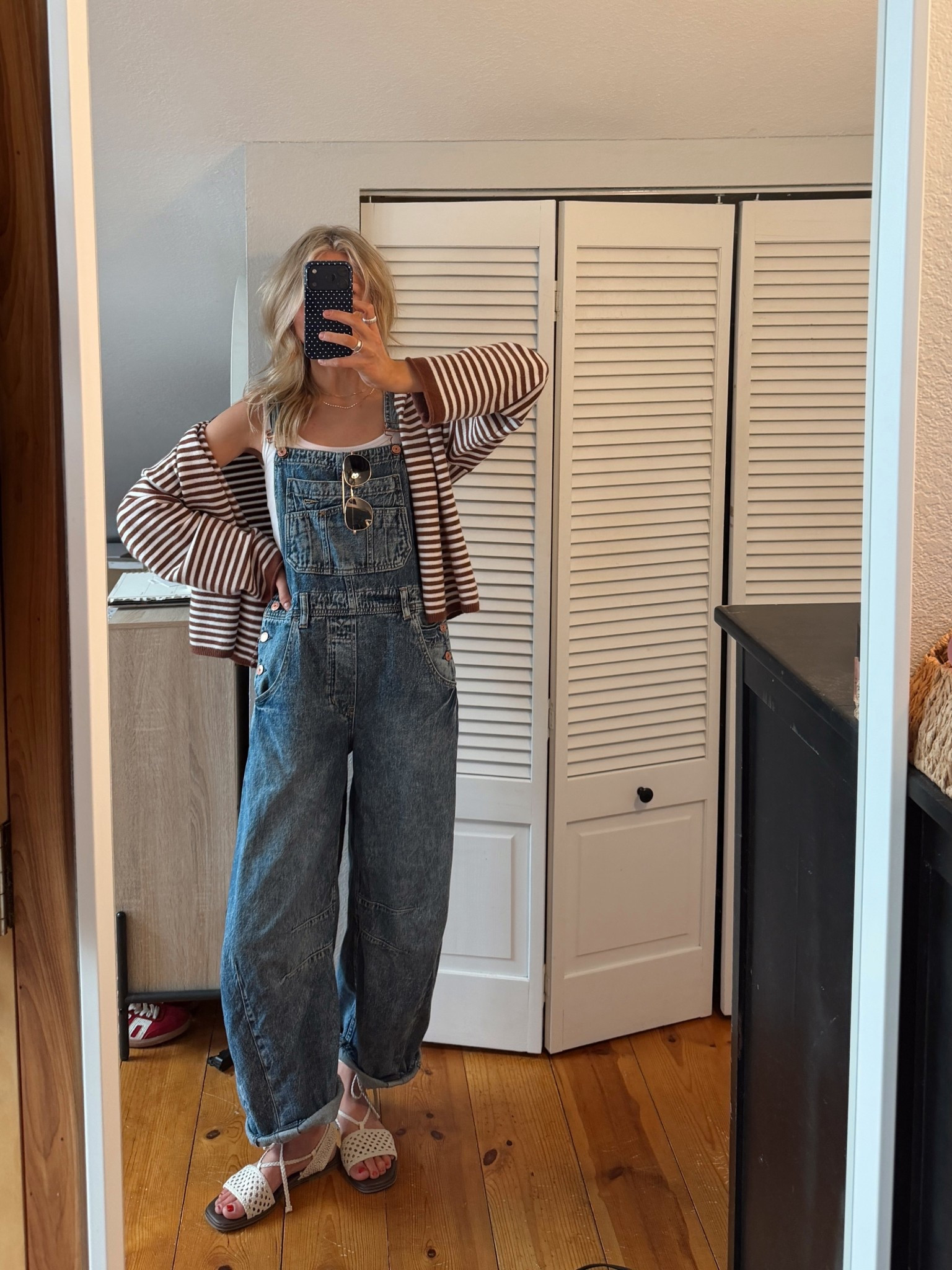 XXS tank & overalls! Small cardigan

#LTKootd #LTKSeasonal #LTKU