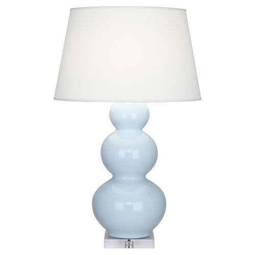 Triple Gourd Baby Blue One-Light Table Lamp | Bellacor