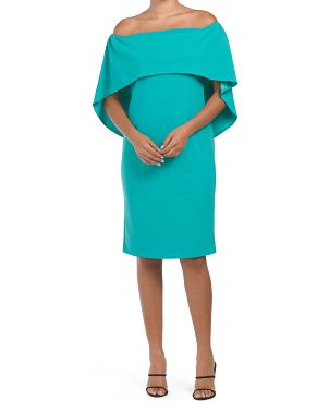 Shawl Collar Scuba Crepe Dress | Women | Marshalls | Marshalls