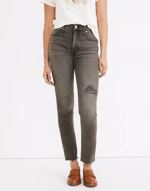 The Perfect Vintage Jean in Cosner Wash: Knee-Rip Edition | Madewell