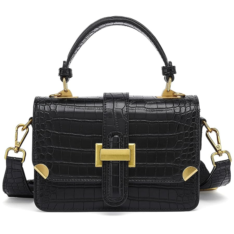 LL LOPPOP Women's Small Classy Crossbody Purse Top Handle Handbags Leather Satchel Bags for Women | Amazon (US)