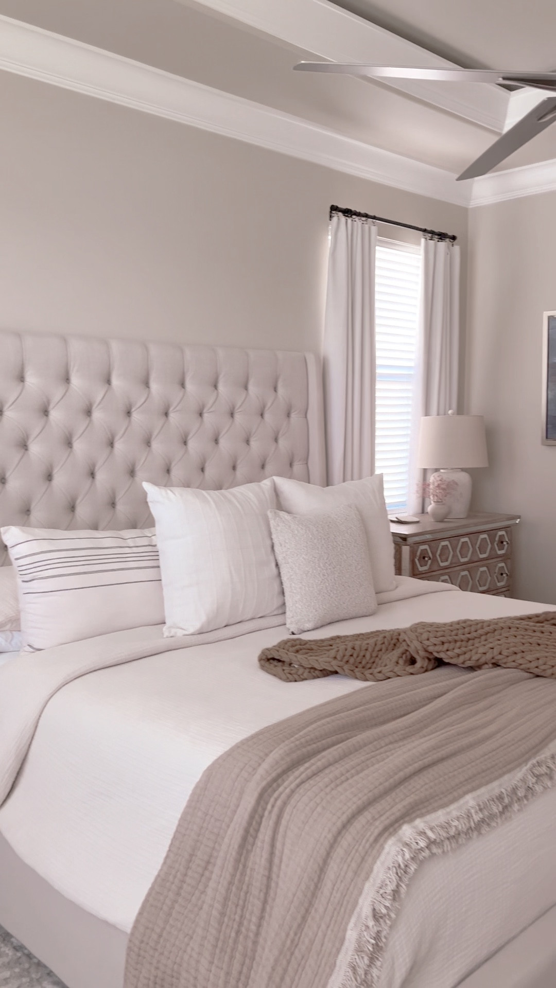 Bedroom decor, decor, home decor, neutral decor, bedding. 

#LTKhome