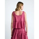 Scoop Women’s and Women’s Plus Cropped Lace Cotton Tank Top, Sizes XS-4X | Walmart (US)