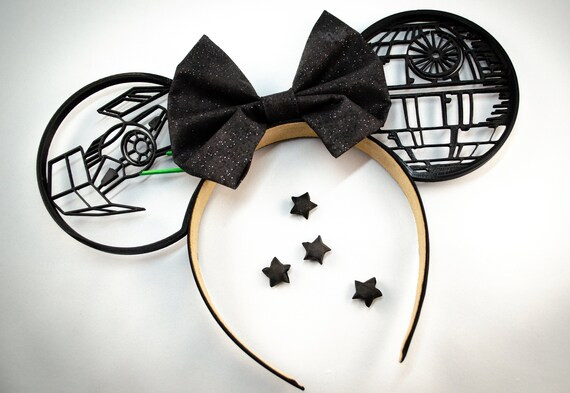 Star Wars Mouse Ears  Death Star Minnie Ears  3D Printed - Etsy | Etsy (US)