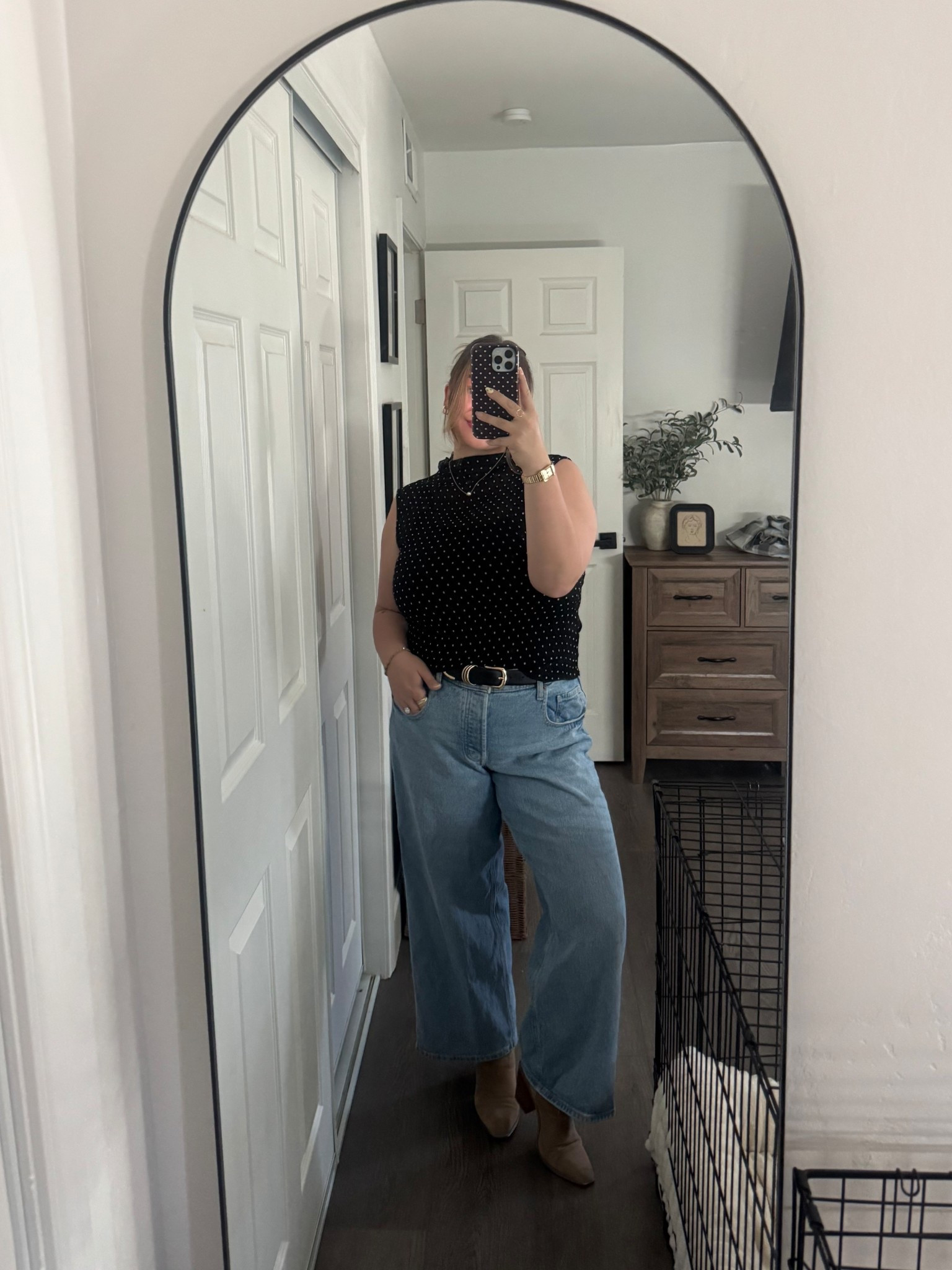 Polka Dot Top 🖤

#LTKWorkwear #LTKdayinmylife #LTKMidsize
