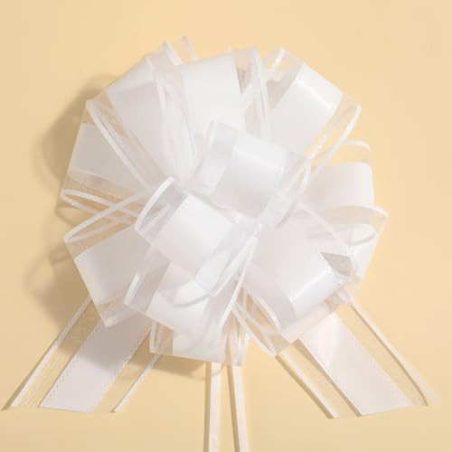 6 Pieces Large Pull Bows,6 inches,Bow for Gift Wrapping,Pull Bows for Christmas Party Birthday Gi... | Amazon (US)