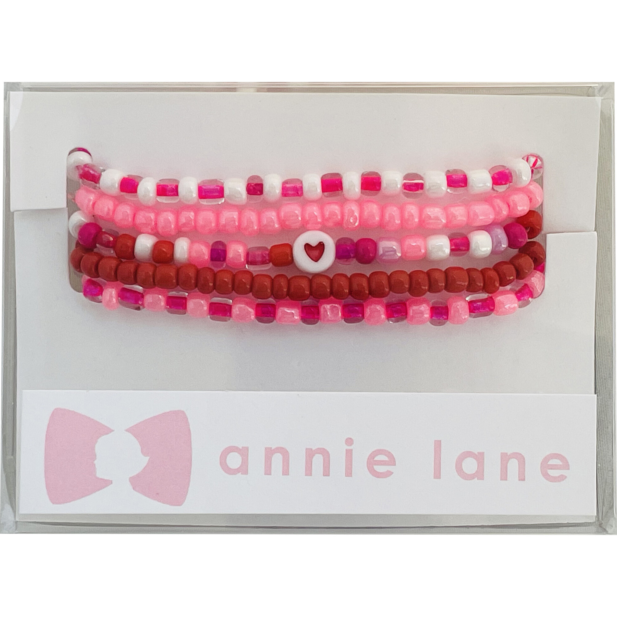 Set of Five Bracelets, Valentine's Day | Maisonette