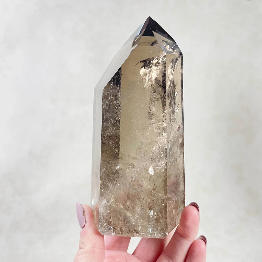 Large Smoky Quartz Crystal Tower (EPJ-HGOT54-13) | Etsy (US)