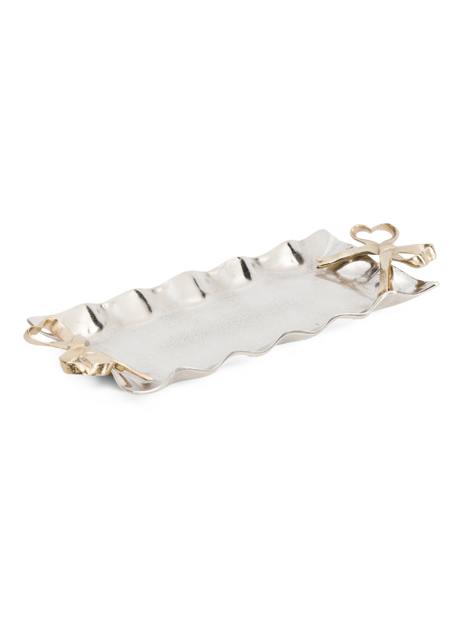 19x7.5 Rectangular Bow Serving Tray | TJ Maxx