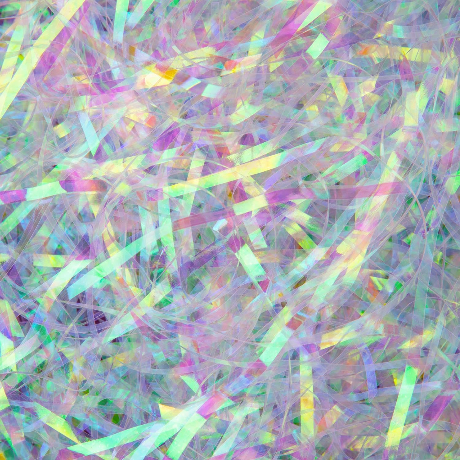 Caleihd 1LB Gift Basket Filler, Iridescent Crinkle Cut Grass Confetti Cushion Paper Streamer for ... | Amazon (US)