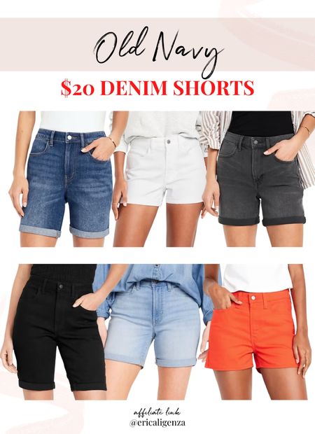 Old navy shorts on sale for $20 

Denim shorts // long jean shorts // cuffed denim shorts // white shorts // black jean shorts // orange shorts 

#LTKSeasonal #LTKsalealert #LTKstyletip