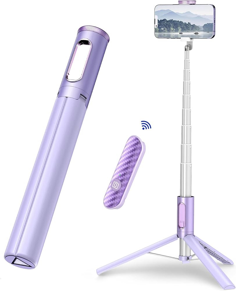 TONEOF Tripod, Cell Phone Selfie Stick, 60 Inch All-in-1 Stand with Integrated Wireless Remote, L... | Amazon (US)