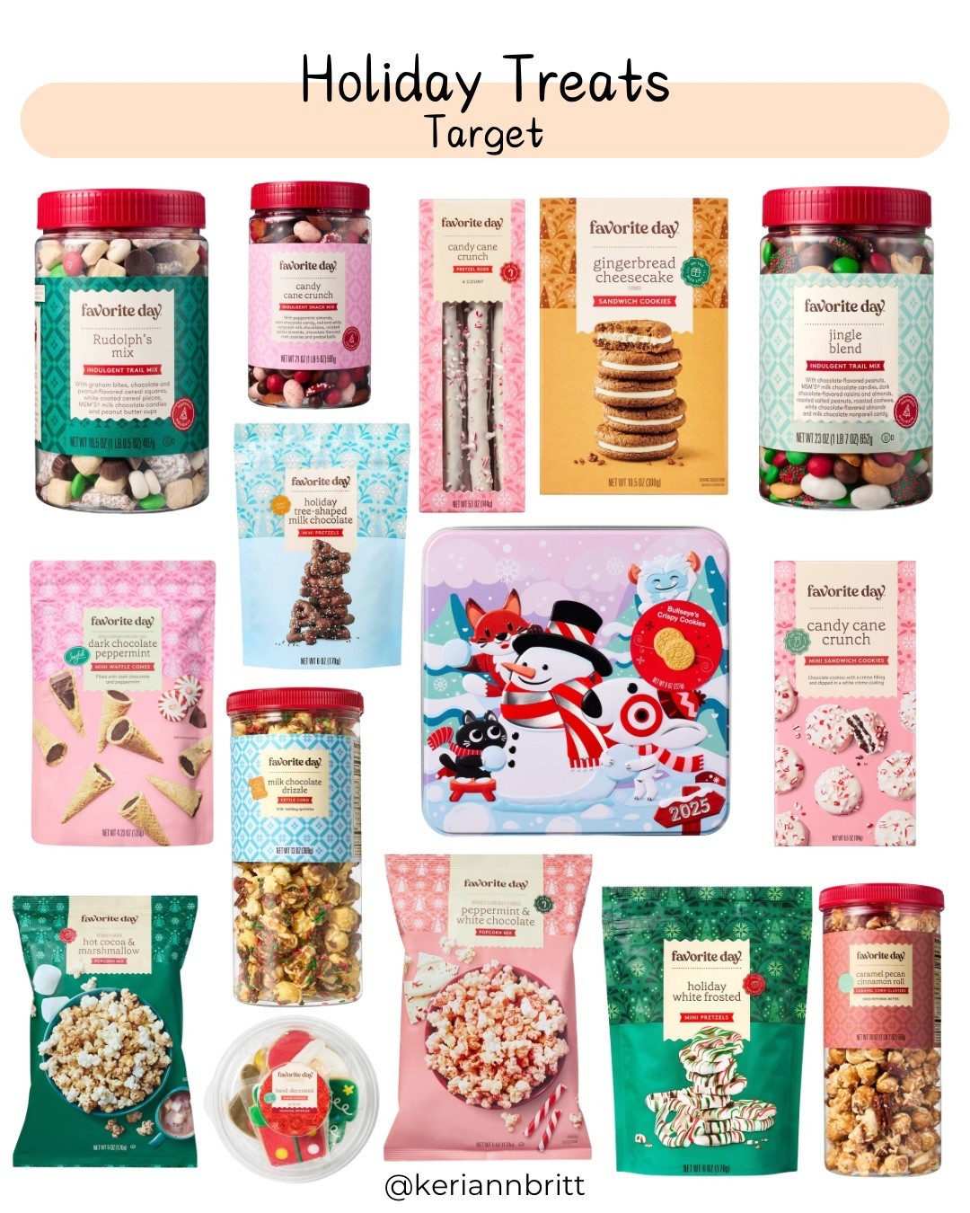Holiday Treats

Christmas Treats / Christmas food / favorite day / target holiday / Christmas cookies / Christmas popcorn 

#LTKSeasonal #LTKGiftGuide #LTKHoliday