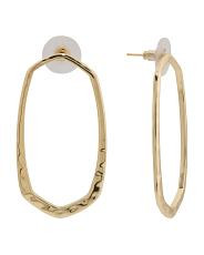 Gold Zorte Open Frame Earrings | TJ Maxx