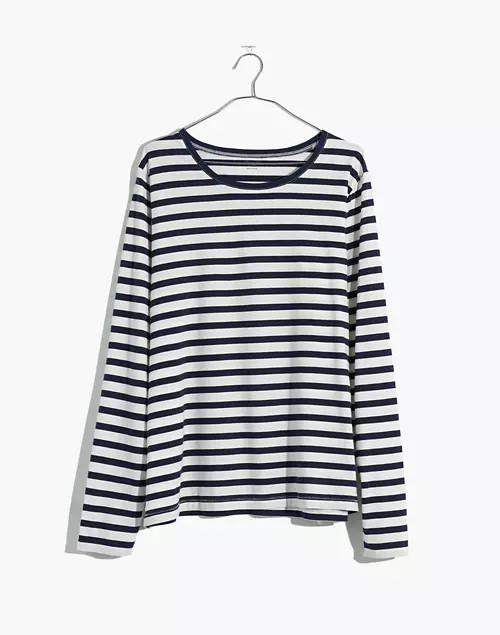 Northside Vintage Long-Sleeve Tee in Morris Stripe | Madewell