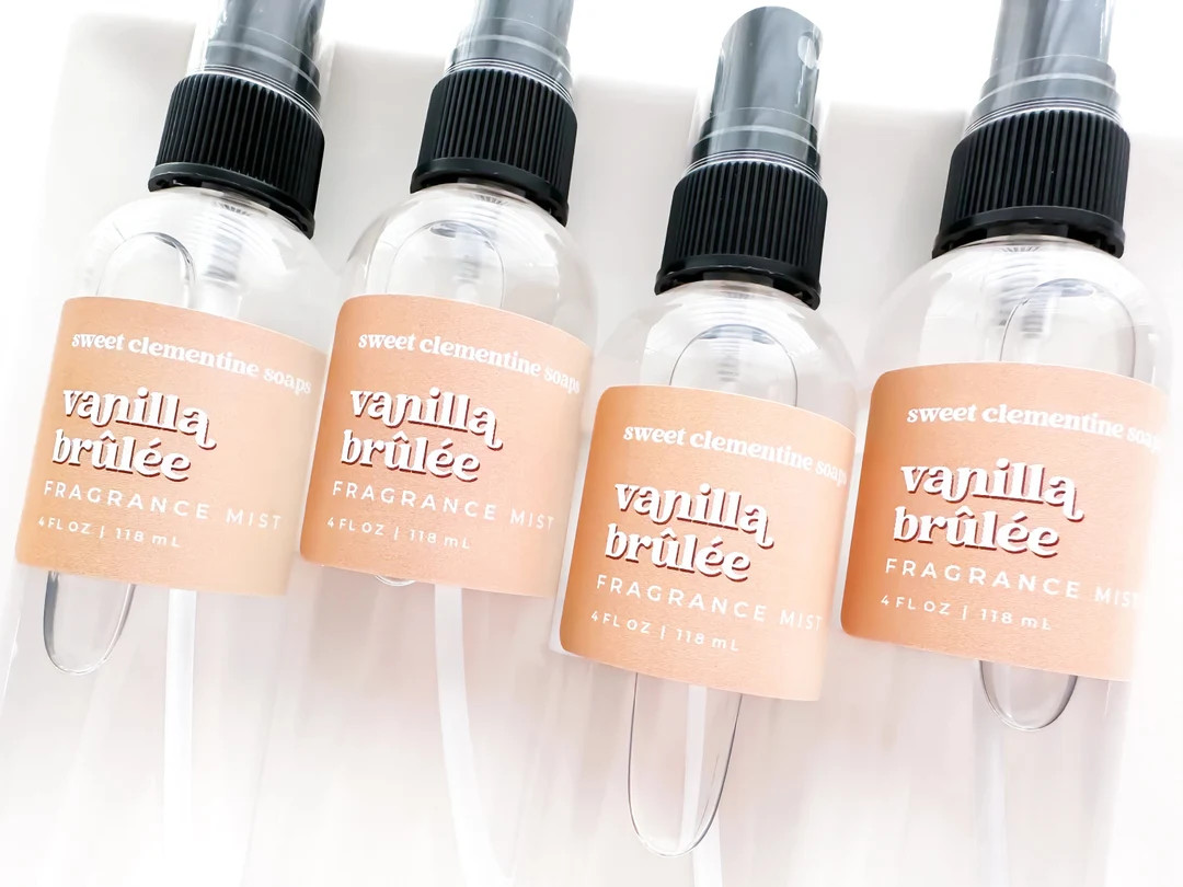 Vanilla Brulee Fragrance Mist Body Mist Body Spray - Etsy | Etsy (US)