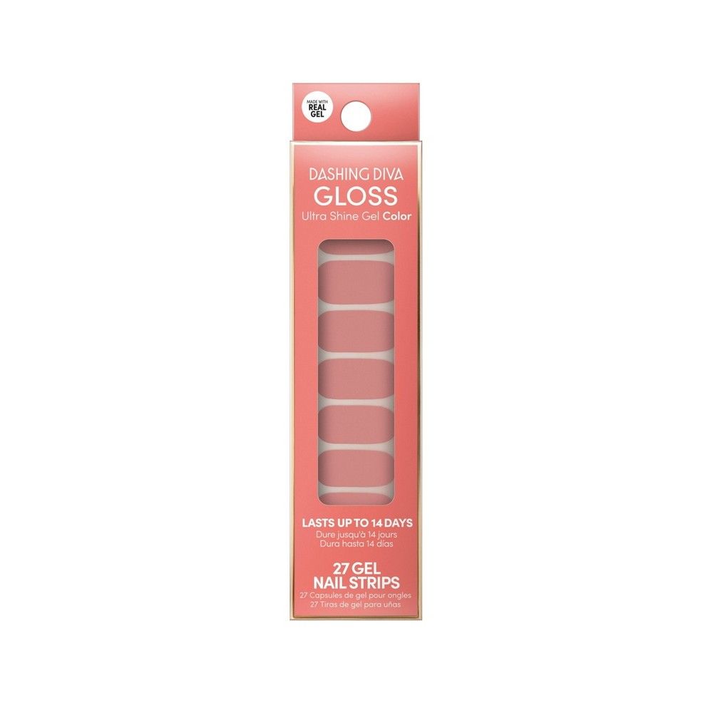 Dashing Diva Gloss Ultra Shine Gel Color Nail Art - Rose Quartz | Target