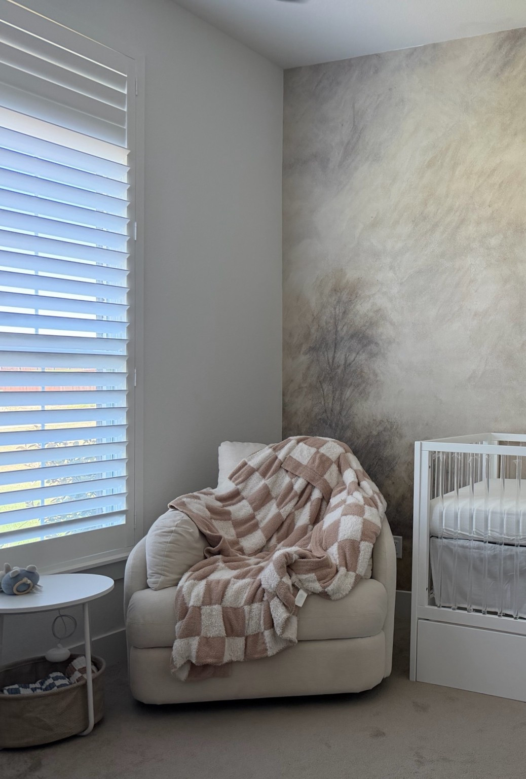 Sneak peek 🫣 👀 I’ve been working on baby 4’s nursery and can’t wait to show yall but in the meantime here is my most comfortable glider + recliner. It’s a chair and a half so it’s SO roomy for both me, and multiple littles. Plus it has hidden storage!

#LTKHome #LTKBump #LTKBaby