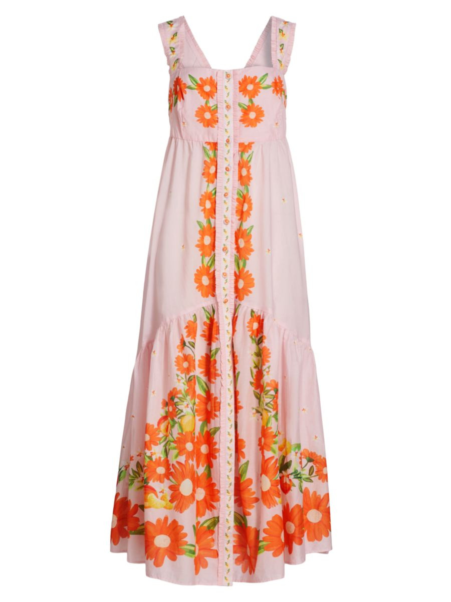 Papaya Salad Cotton Maxi Dress | Saks Fifth Avenue