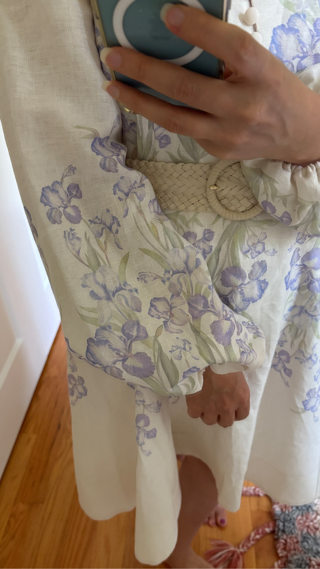 My custom dress from Zimmermann deadstock fabric. 