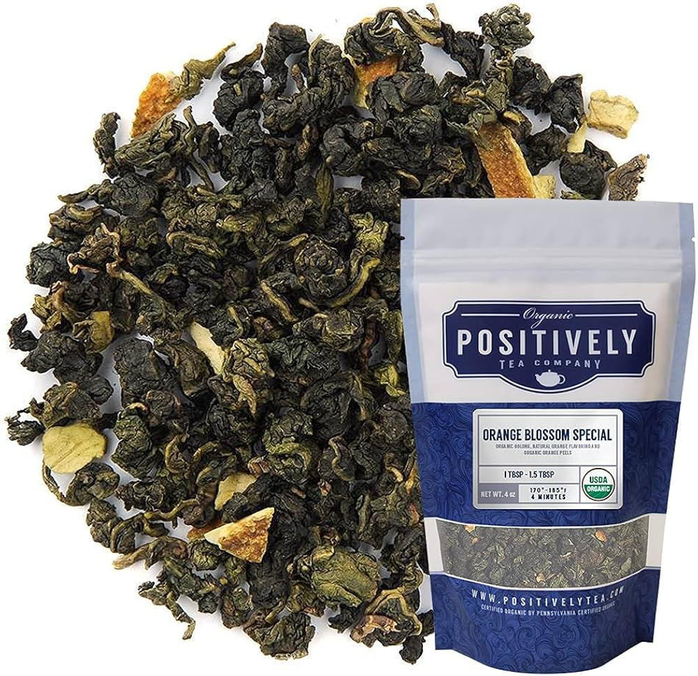 Organic Positively Tea Company, Orange Blossom Special, Oolong Tea, Loose Leaf, 4 Ounce | Amazon (US)