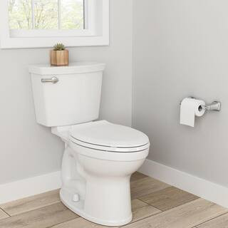 American Standard Champion Two-Piece 1.28 GPF Single Flush Elongated Chair Height Toilet with Slo... | The Home Depot